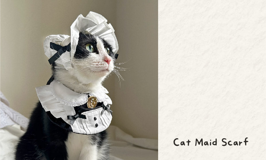 Just a Button? It Made the Cat Maid Scarf Pop✨